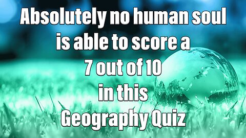 Challenging Geography Quiz