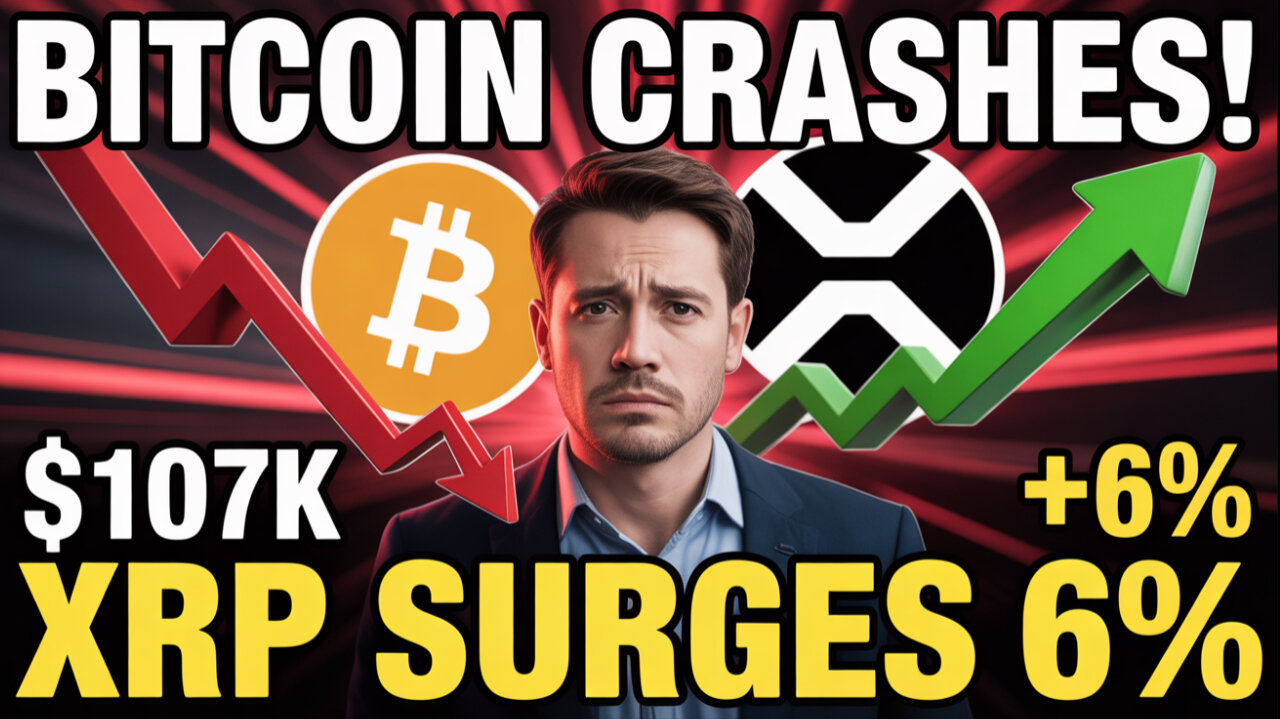 BITCOIN CRASHES Below $110K! XRP Defies Market With 6% Surge - Complete Analysis