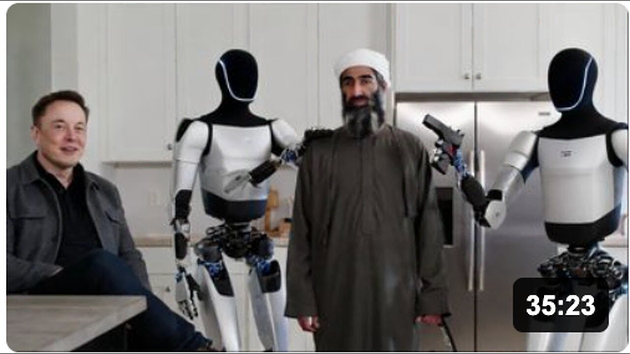 ELON'S dystopian hell! Musk's latest dream is to have TESLA robots follow people to prevent crimes!