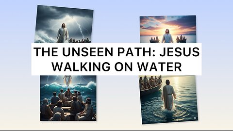 The Unseen Path: Walking on Water