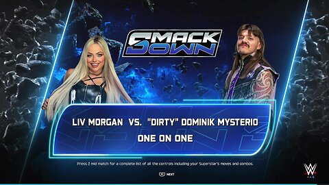 WWE 2K25 - Liv Morgan vs. "Dirty" Dominik Mysterio