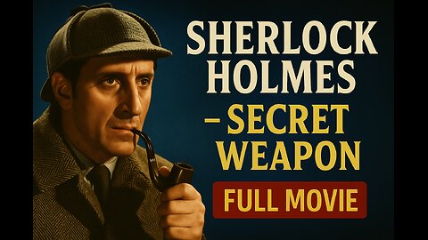 Sherlock Holmes and the Secret Weapon (1943) – Full Mystery Movie