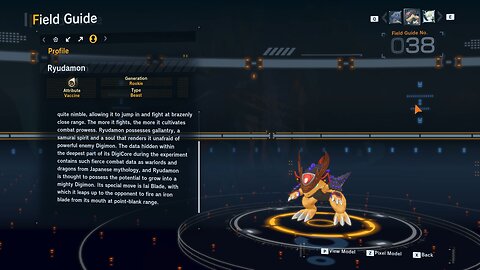 ryudamon all digivolution/de-digivolution/profile Digimon Story Time Stranger