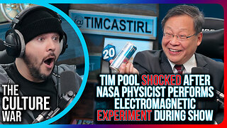 Tim Pool SHOCKED After NASA Physicist Performs Electromagnetic Experiment During Show