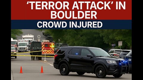 Terror Attack Boulder Colorado, Alledged Pro-Palestine Man Set Crowd On Fire.