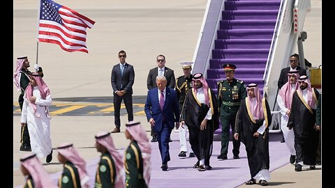 #BREAKING: President Trump Arrives in Riyadh to Kick Off His Middle East Tour!