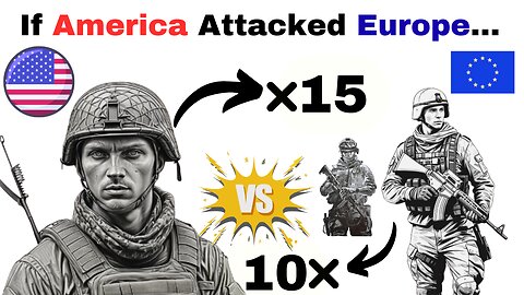 😱 What If the United States Declared War on the European Union? | Alternate World War 3