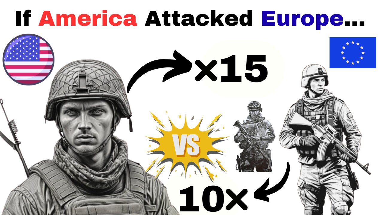 😱 What If the United States Declared War on the European Union? | Alternate World War 3