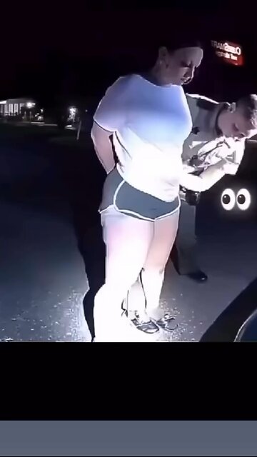 Female police officer asked her what she has in her pants