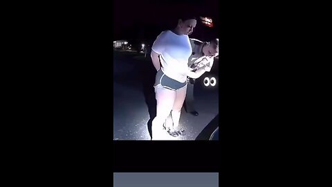 Female police officer asked her what she has in her pants