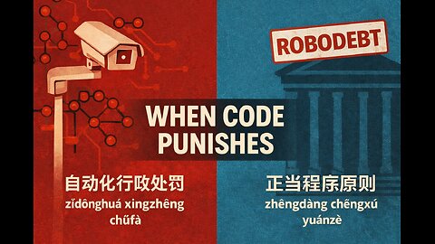 Legal Analysis of Automated Government Punishment in #China and #Australia