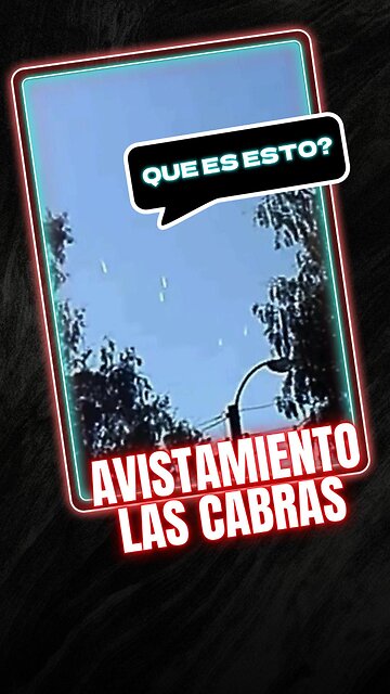 What were these objects captured in Las Cabras, Chile?