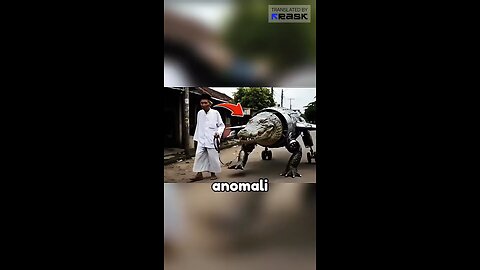 An old man brings a rare animal to be sacrificed