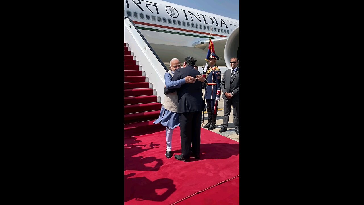 PM Modi Arrives in Cairo, Egypt