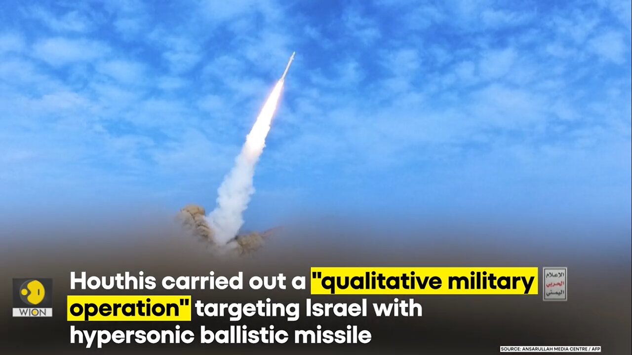 Houthis Launch Ballistic Missiles Towards Tel Aviv