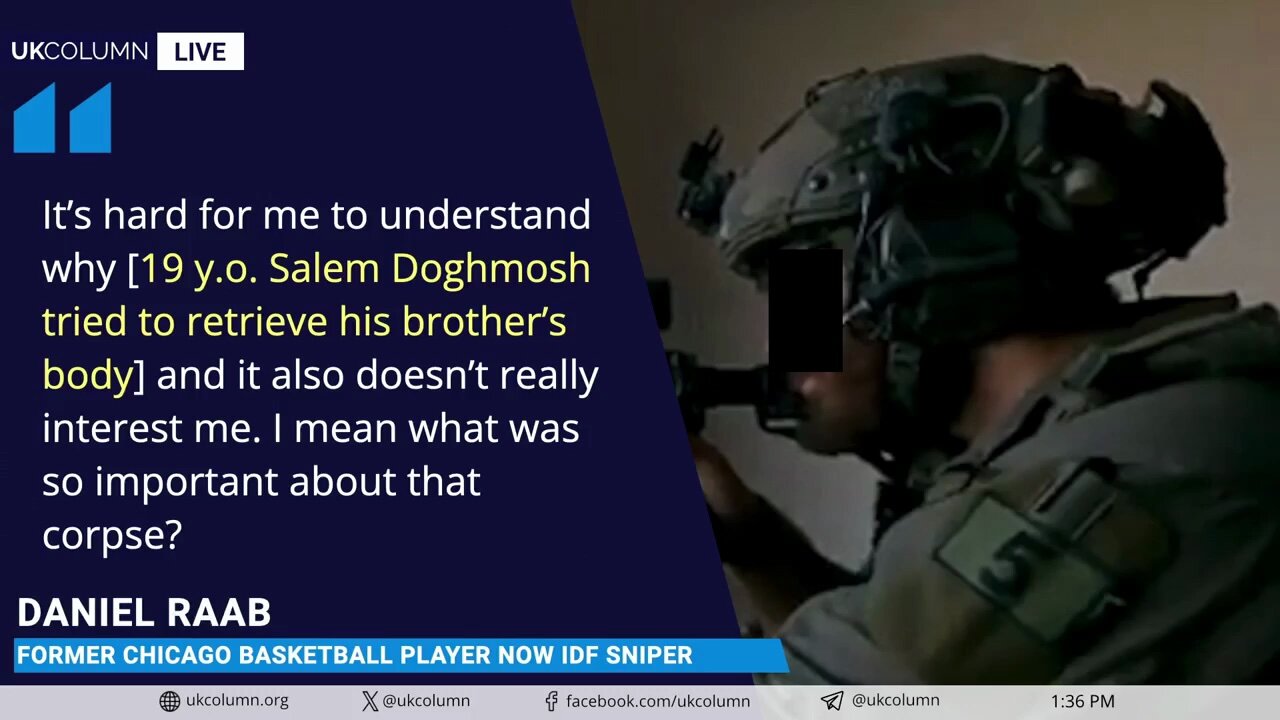 IDF Snipers from Chicago and Munich Involved in Gaza Child Shootings | UK Column News