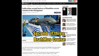 Second of three BrahMos Cruise Missile Battery of the PMC now on its Way by Ship to the Philippines