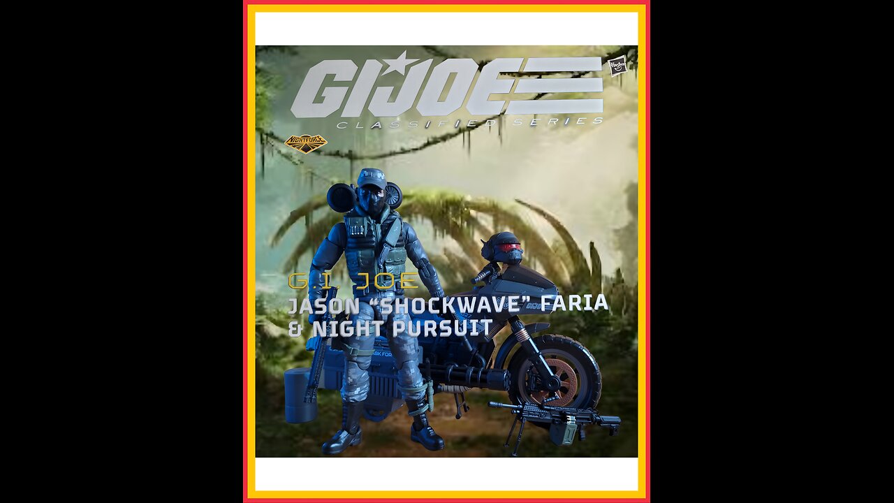 G.I.Joe Classified Jason "Shockwave" Faria & Night Pursuit
