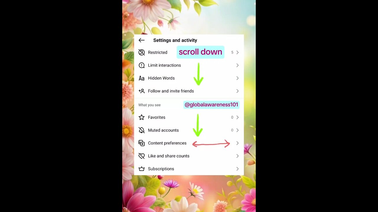 Instagram changed our "Sensitive Content" settings.