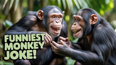 Monkey Tells a Joke to His Buddy 🐒😂