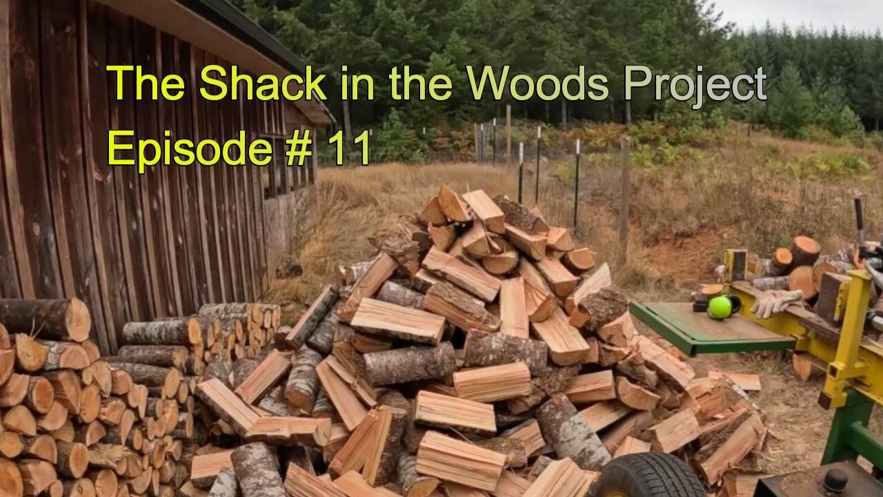 11 Firewood... Yes Firewood! The Shack in the Woods Project