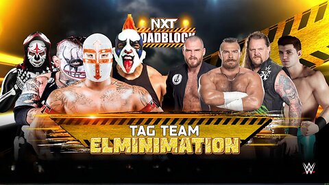 WWE 2k25 4vs4EliminationTag LaParka,PsychoClown,Pagano,Temperio vs Gallus, ColeQuinn