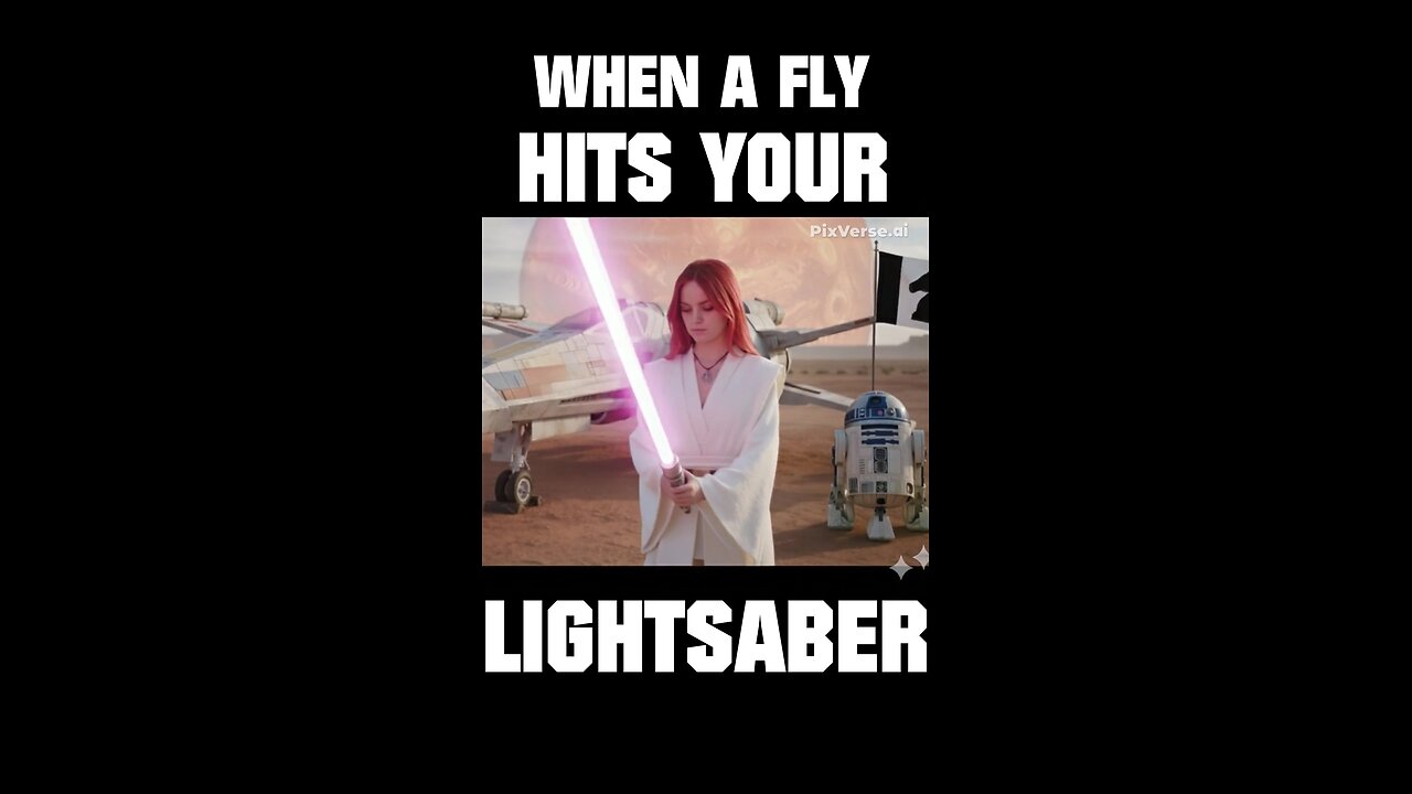 When a Fly 🪰 Hits Your Lightsaber 🗡️
