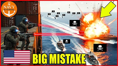 31 Pirate Boats Attacked a U.S. Navy Supply Ship… Then This Happened US Navy
