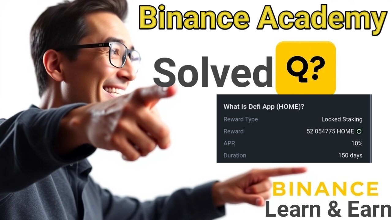 Binance Academy Learn & Earn: Get FREE 52 $HOME Tokens | Crypto Wallet Tips