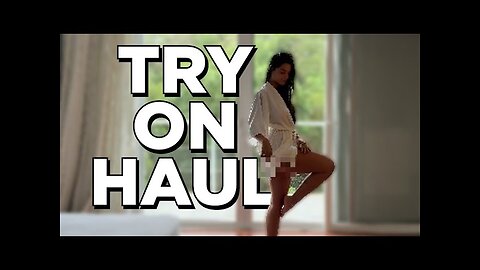 COMFORT AND STYLE OF A WHITE SLEEPING ROBE | TRY ON HAUL