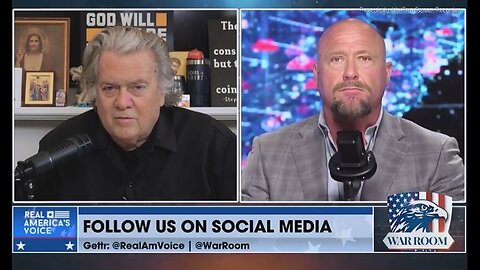 BANNON>ALEX JONES INTERVIEW>WE ARE NOT ON OFFENSE IN THIS WAR - IF WE DONT WIN NOW, THEY WILL COME AFTER EVERYONE - COMEY WAS INVOLVED WITH SHUTTING US DOWN - 26 mins.