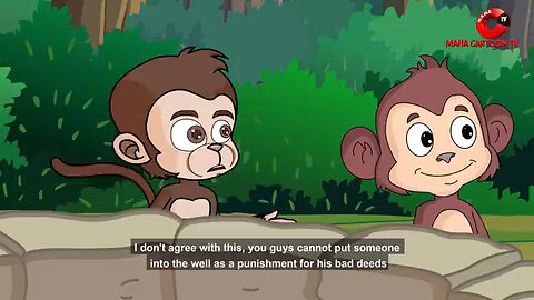 Intelligent Monkey | English Moral Story | Mahacartoon Tv English | English Cartoon |