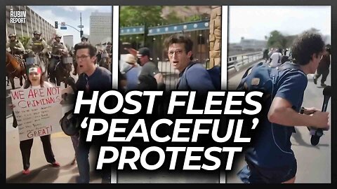 MSNBC Host Forced to Run to Escape ‘Peaceful Protest’