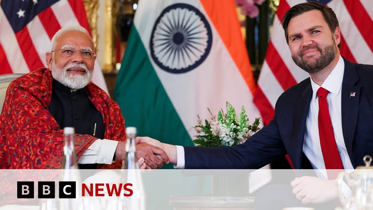 JD Vance calls for stronger India-US relations as trade talks progress | BBC News