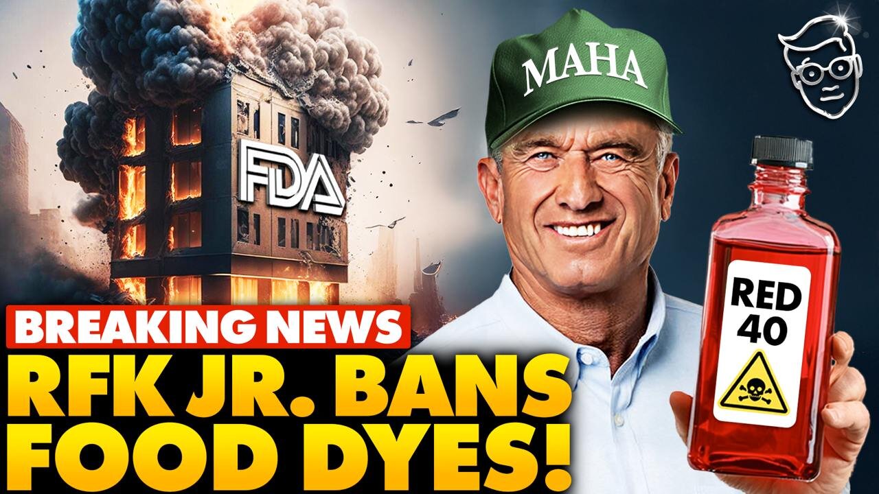 🚨RFK Jr Announces BAN on Food Dyes in U.S. by FDA | 'Make America Healthy Again!'