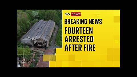 Fourteen children arrested on suspicion of manslaughter after industrial fire in Gateshead