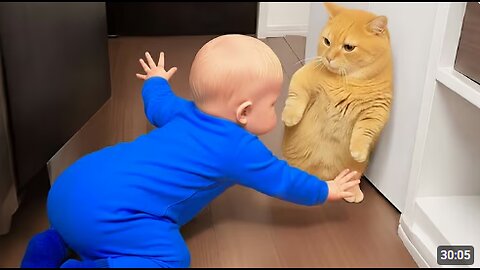Babies and Animals: A Hilarious & Adorable Moments - Funny Baby Videos || COOL PEACHY🍑