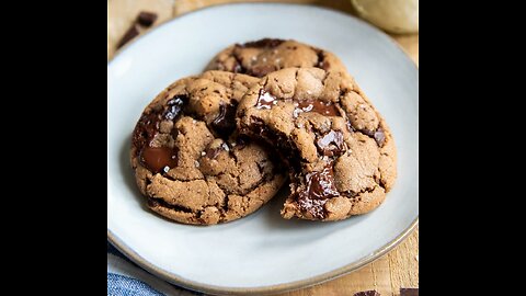 Nutella chocolate chip cookies soft chewy and loaded with Nutella#yummy#love#food