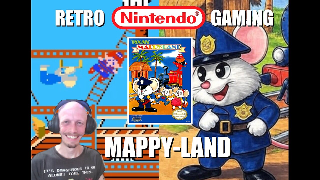 Mappy-Land (NES): Shoot for a High Score with BrightGaming while Mappy tries to Satisfy his Wife
