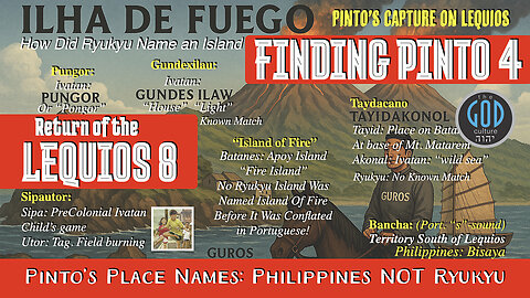 Was Fernao Mendes Pinto shipwrecked in Ryukyu? Or has history been misidentified? Finding Pinto 4