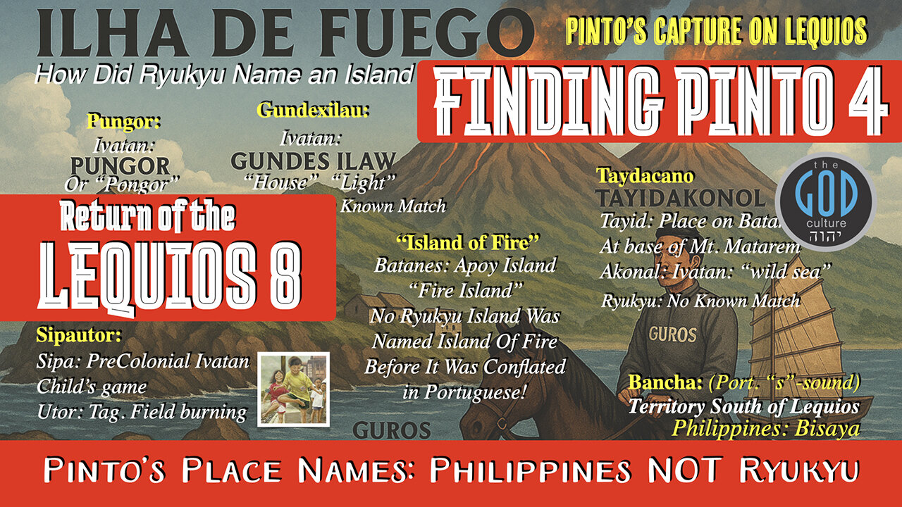 Was Fernao Mendes Pinto shipwrecked in Ryukyu? Or has history been misidentified? Finding Pinto 4