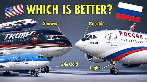 Trump Force One vs. Putin Force One 