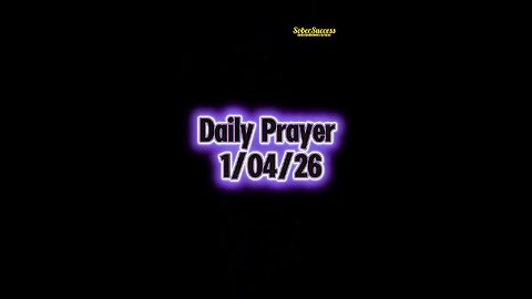 Daily Prayer 🙏 | 1/04/26 #MorningPrayer #MorningRoutine #DailyPrayer #DailyBlessing #Sobriety