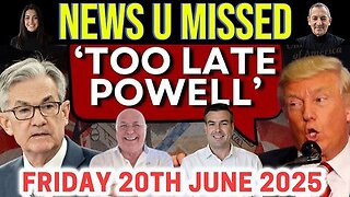 CHARLIE WARD DAILY NEWS WITH CHARLIE WARD & PAUL BROOKER FRIDAY 20TH JUNE 2025