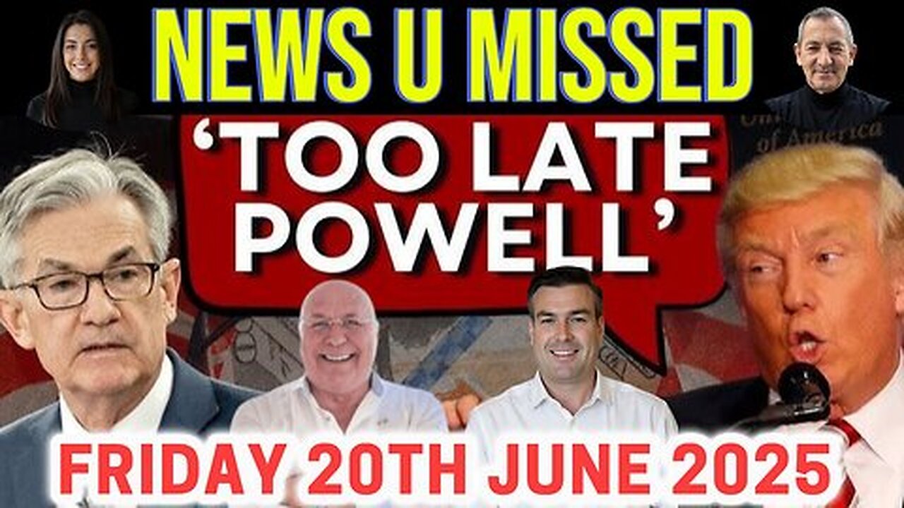 CHARLIE WARD DAILY NEWS WITH CHARLIE WARD & PAUL BROOKER FRIDAY 20TH JUNE 2025