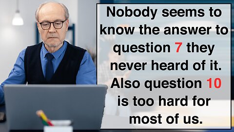 10 Random Trivia Questions