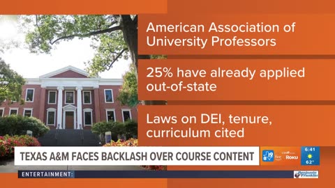 Texas A&M faces pressure after a student confronted a professor over LGBTQ content.