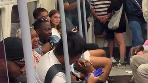 😂🚇 Smart Way to Get Seats on a Subway Train! | FunFM