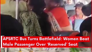 APSRTC Bus Turns Battlefield: Women Beat Male Passenger Over ‘Reserved’ Seat