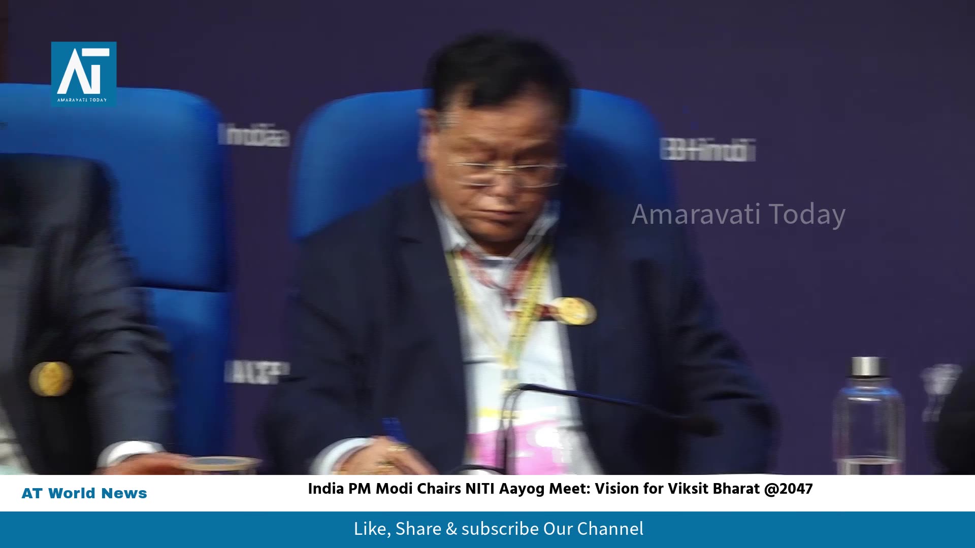 Indian PM Modi Chairs NITI Aayog Meet: Vision for Viksit Bharat @2047 | AT World News